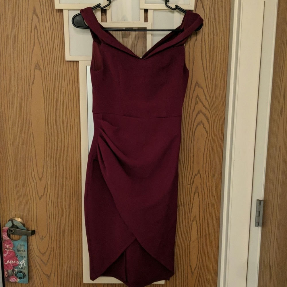Sexy Red Dress Rumor Boutiques Size 10 - Picture 2 of 6